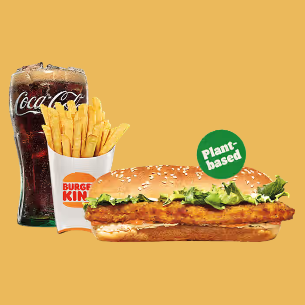 Burger King Austria chicken burger meal